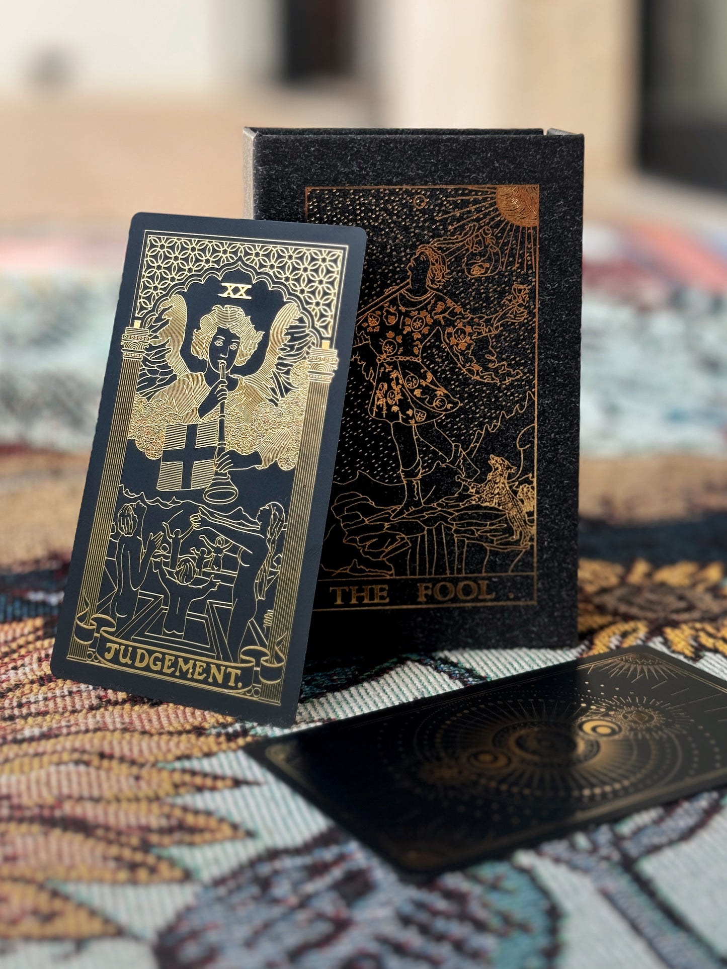 GOLD & BLACK - Gold Foil Tarot