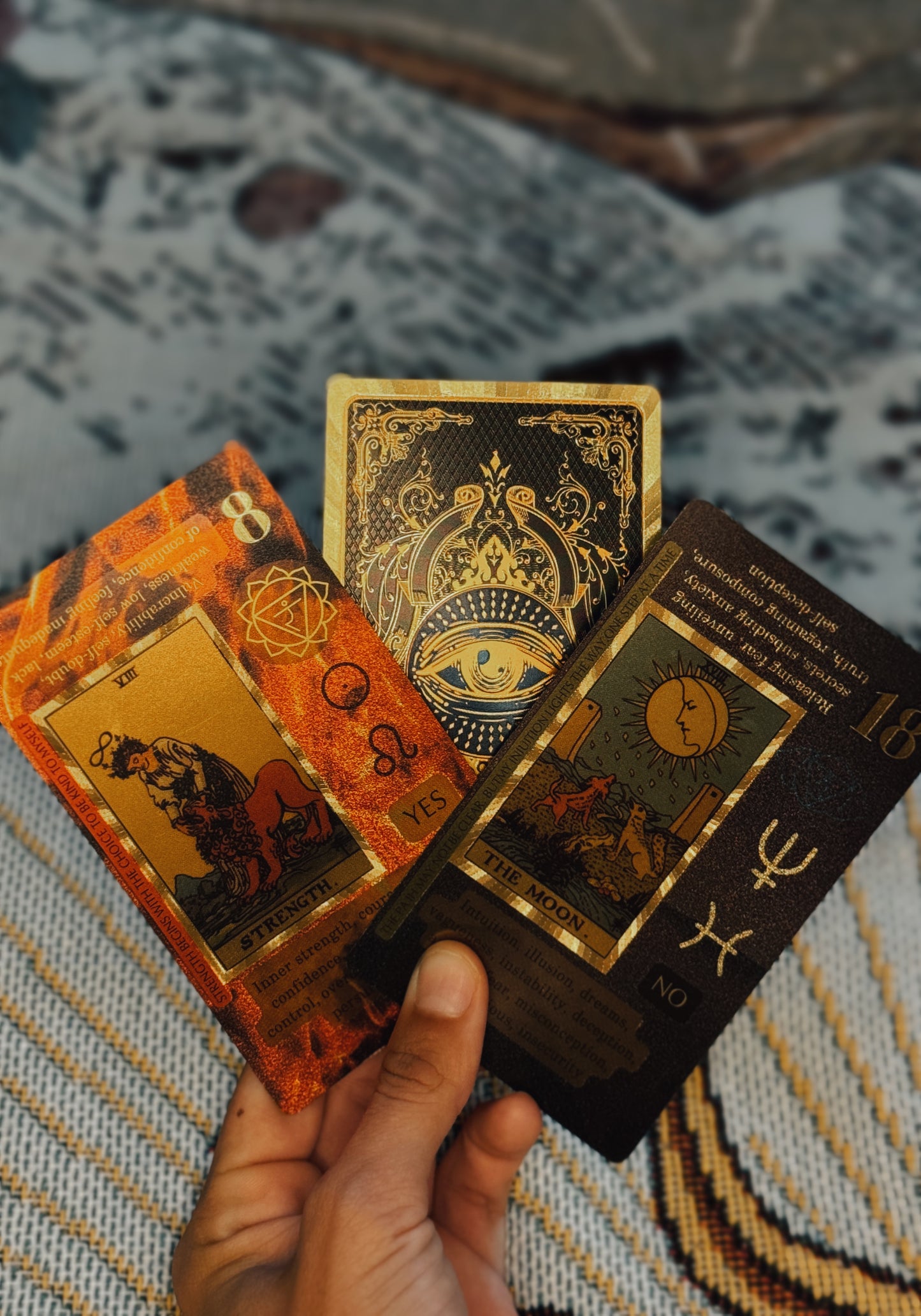 SYMBOLS - Gold Foil Tarot