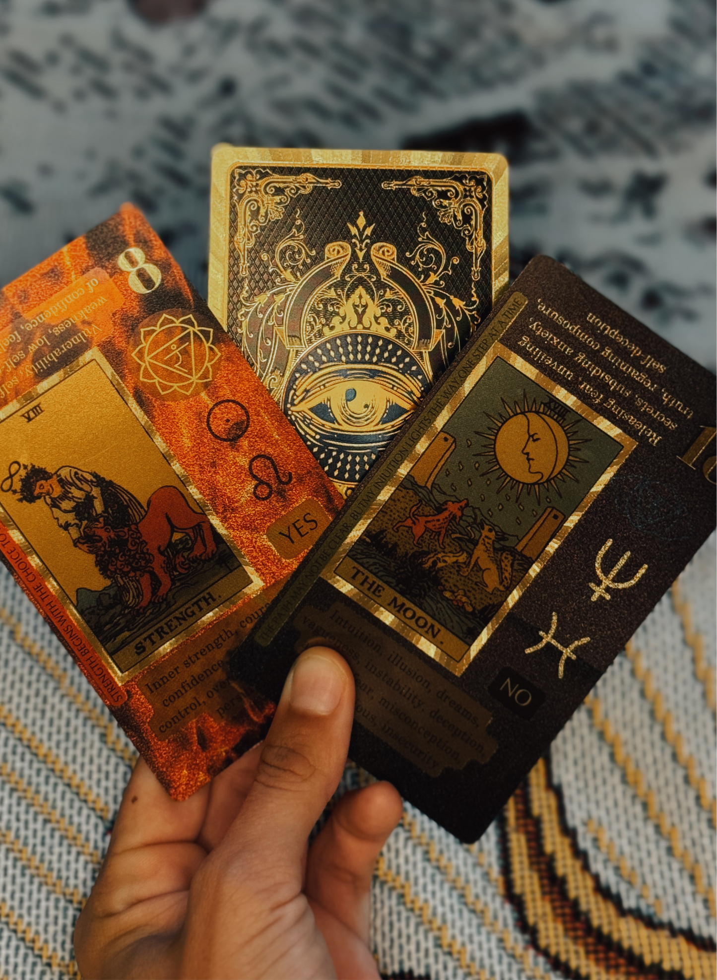 SYMBOLS - Gold Foil Tarot