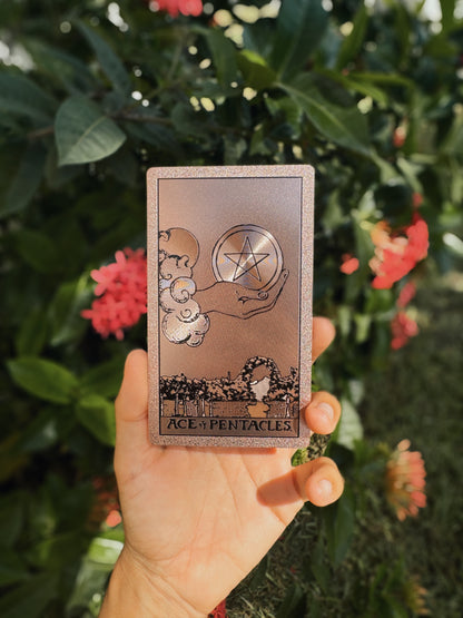 PINK - Gold Foil Tarot