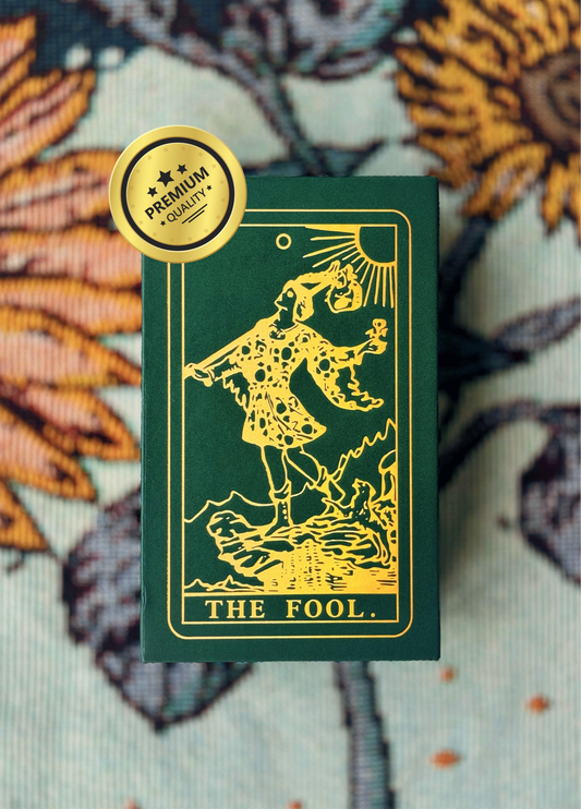 GREEN - Gold Foil Tarot