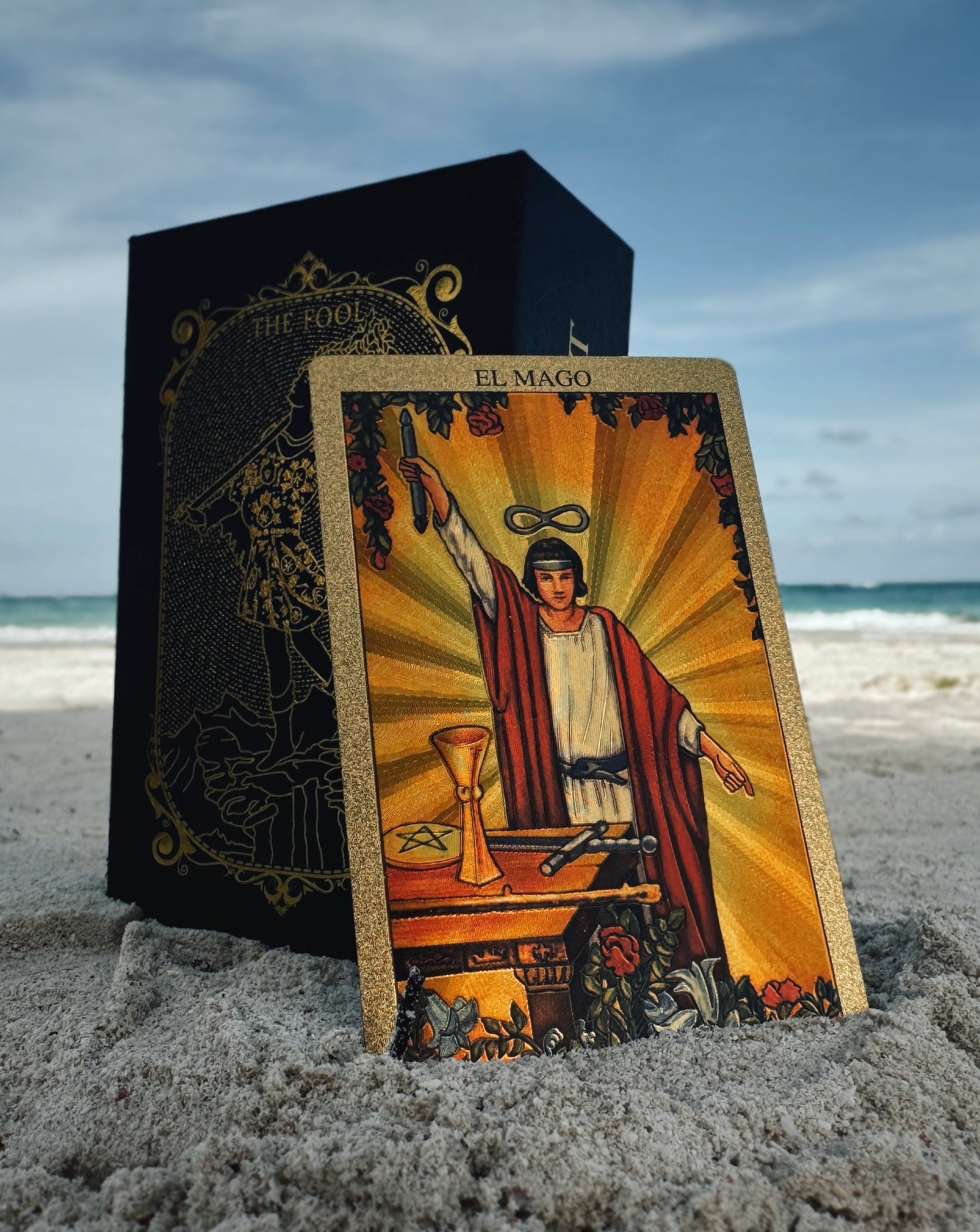 ESPAÑOL & ENGLISH - Gold Foil Tarot