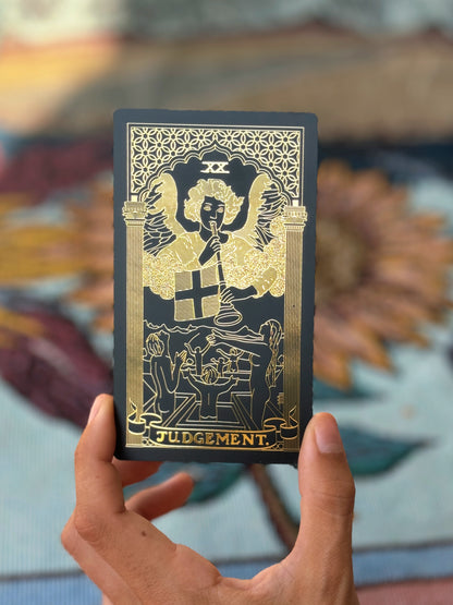 GOLD & BLACK - Gold Foil Tarot