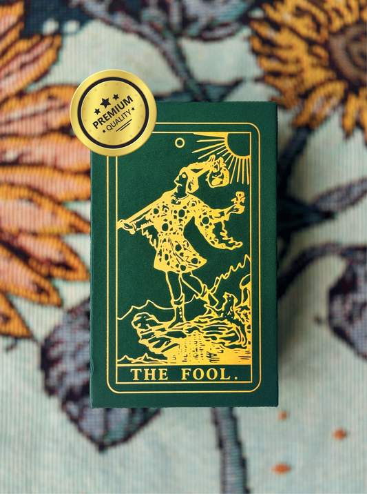 GREEN - Gold Foil Tarot