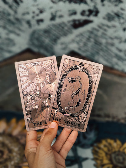 PINK - Gold Foil Tarot