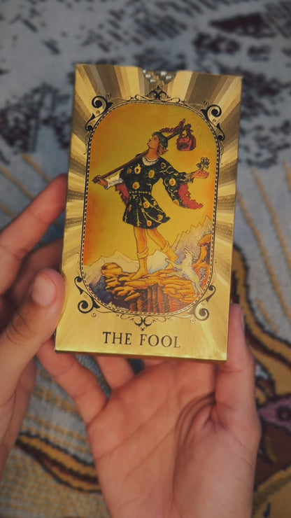 SYMBOLS - Gold Foil Tarot