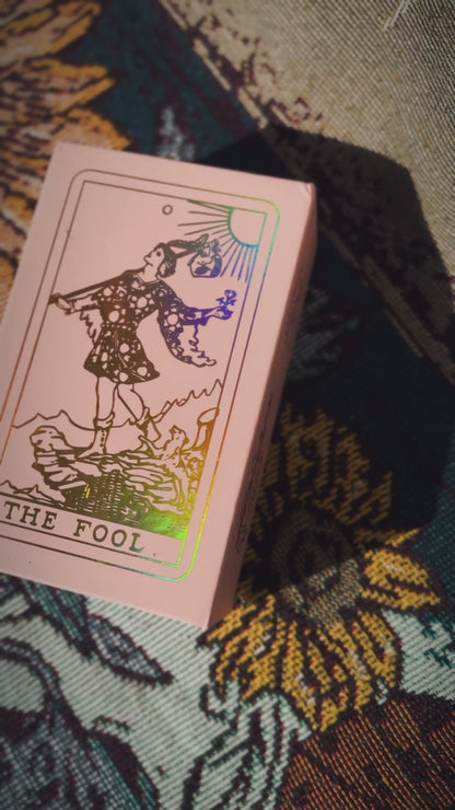 PINK - Gold Foil Tarot